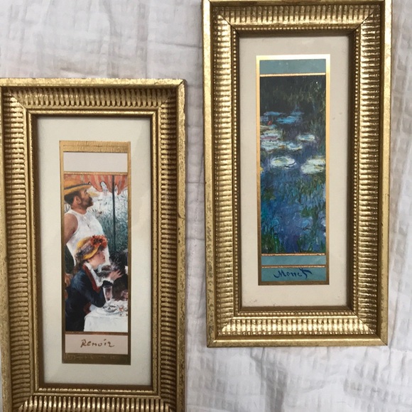 Monet & Renoir smallish prints matching frame set - Picture 4 of 8